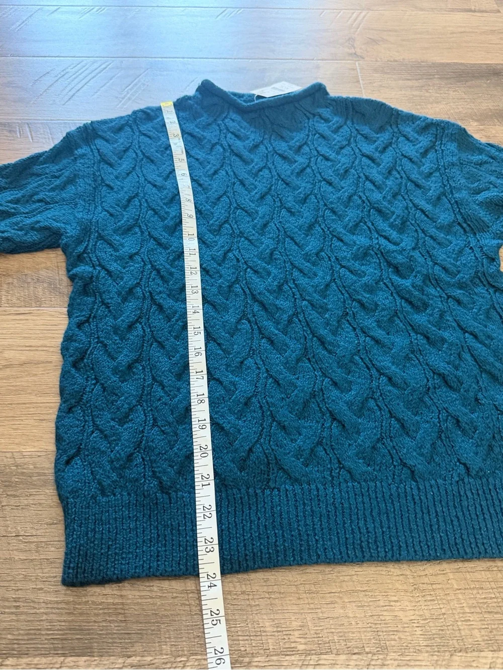 J.Crew Factory NWT Fisherman Cable Knit Sweater Small Crewneck